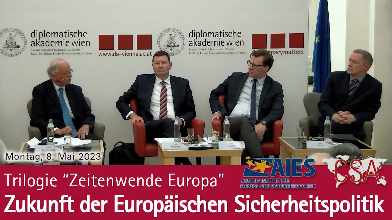 Die Zukunft der Europäischen Sicherheitspolitik (Teil 2 der Trilogie 