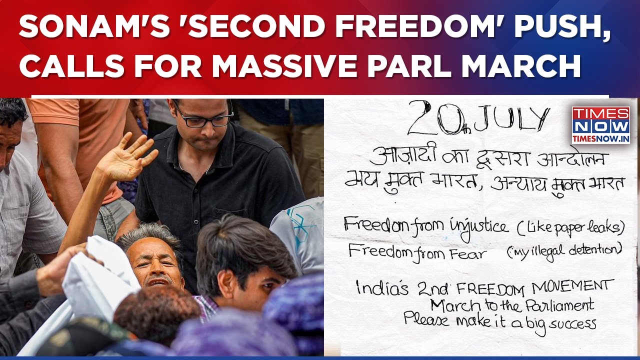 Wangchuk Writes Letter From Hospital, Calls Parliament March India's 'Second Freedom Movement'