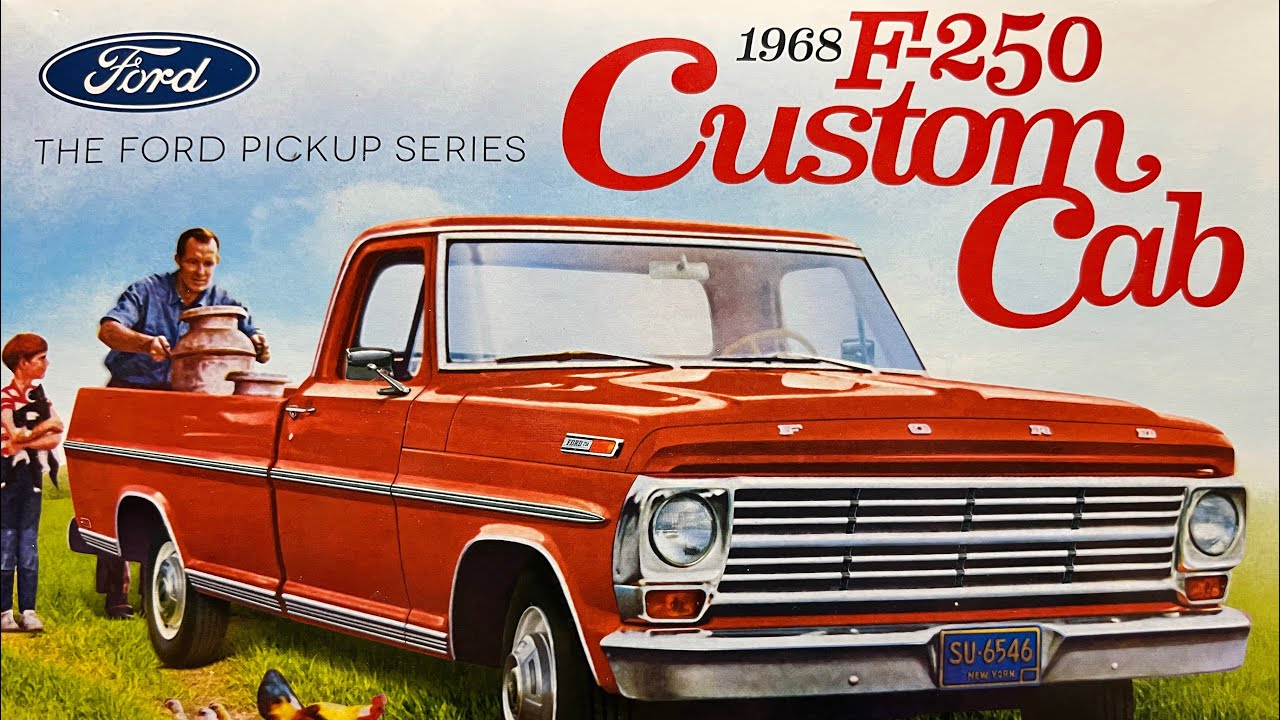 Новый Ford F250 Moebius 1968 года. Полная сборка и обзор.