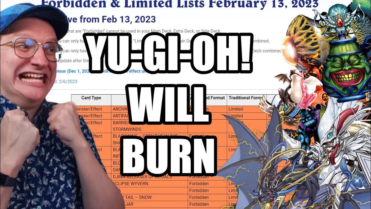 I UNBANNED TWO THIRDS OF THE YU-GI-OH! BANLIST JUST TO PROVE NOTHING WOULD CHANGE