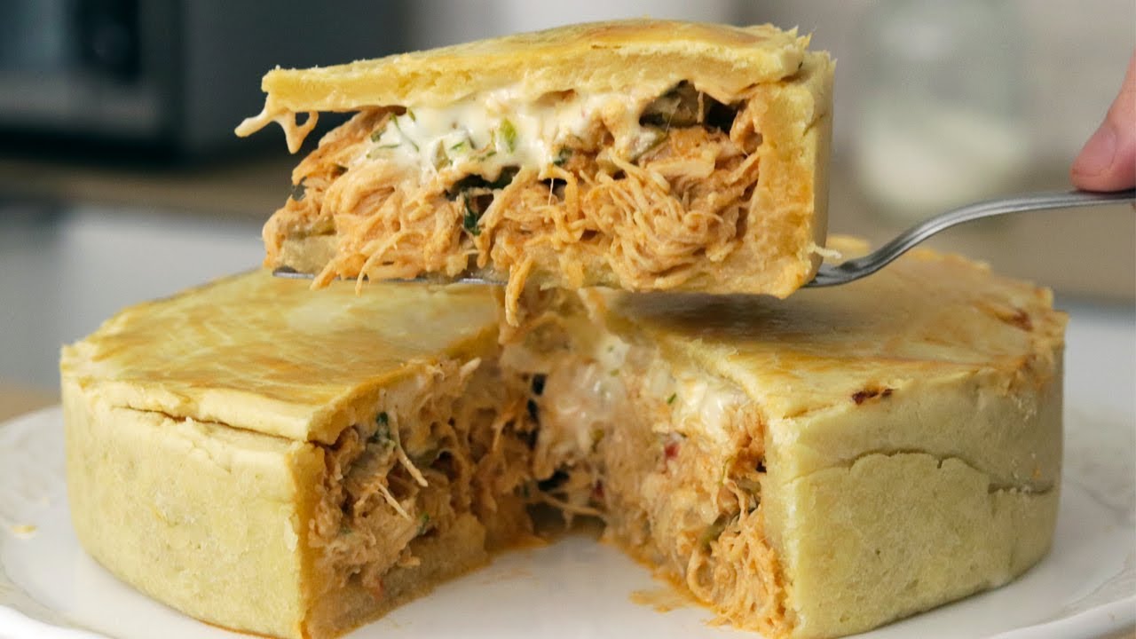 O EMPADÃO DE FRANGO MAIS FÁCIL E GOSTOSO DO MUNDO MASSA DERRETE NA BOCA Gabriel Freitas