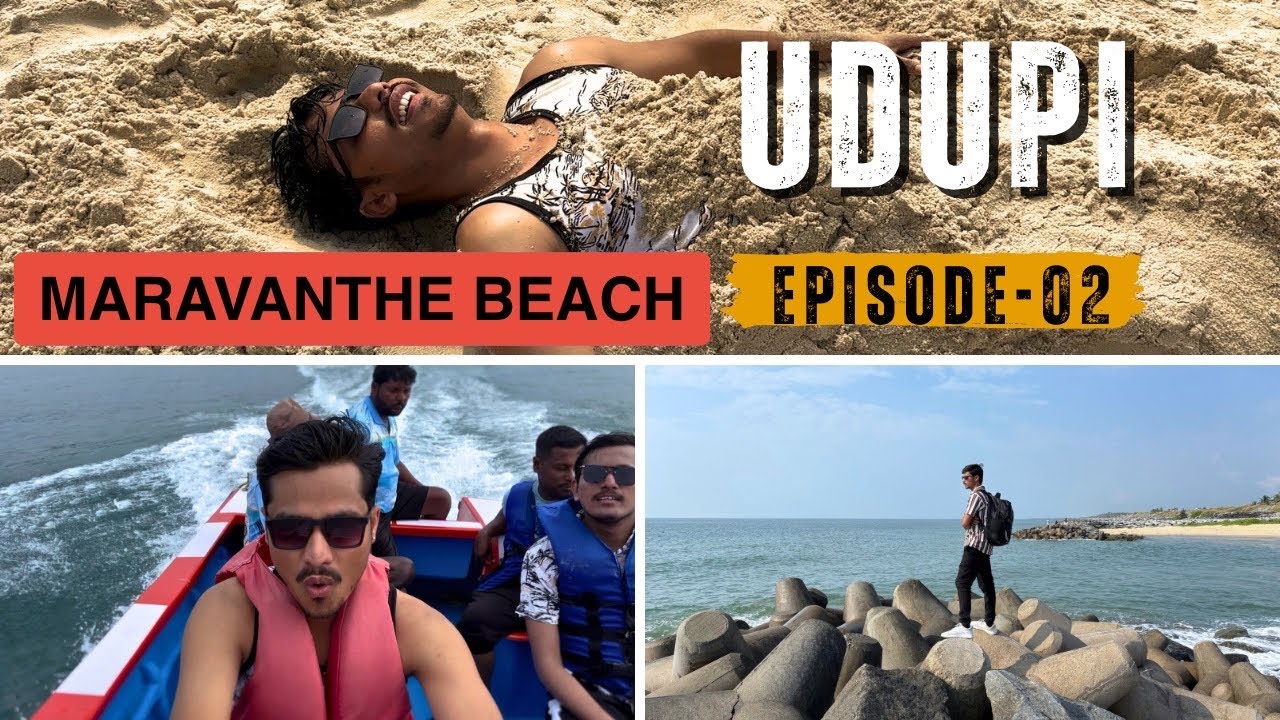 EP-02 Malpe - Maravanthe Beach🌊One Day Itinerary Udupi