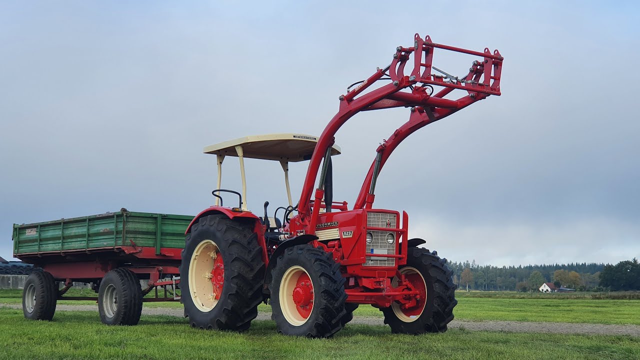 IHC 523 AS Mais abfahren [Fahrersicht]