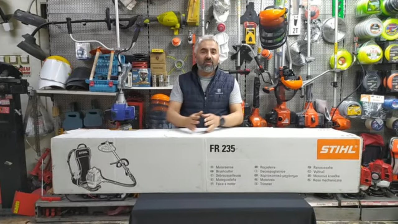 STIHL FR 235 SIRT TIRPANI KÜÇÜK AMA MANEVRA KABİLİYETİ YÜKSEK