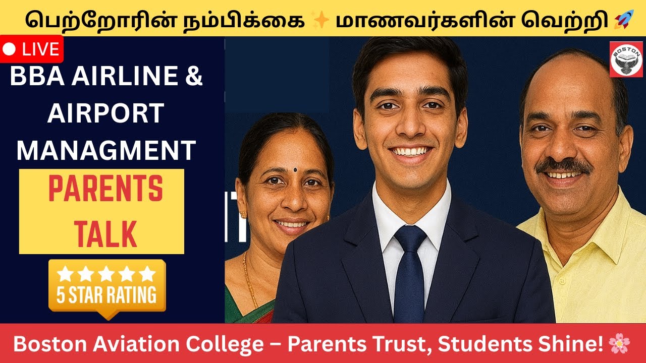 Parents Talk About Sathis | BBA Airline & Airport Management | Boston Aviation College Review ✈️💼