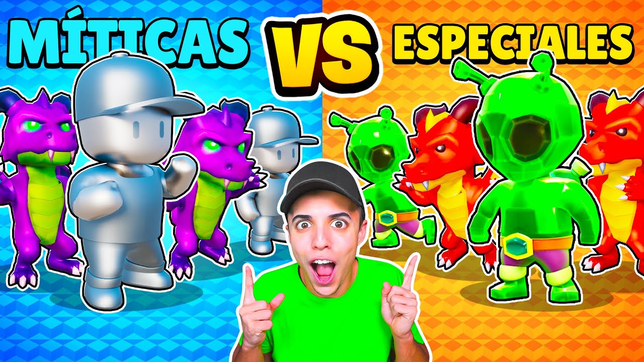 SKINS MITICAS vs ESPECIALES 😱 (BATALLA DE SKINS) Stumble Guys