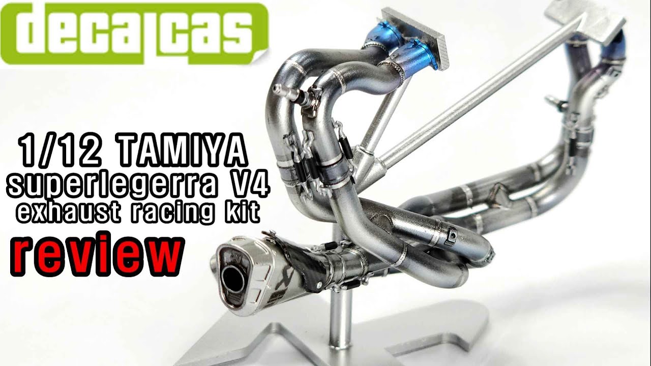 1/12 Decalcas TAMIYA Superleggera V4 exhaust pipe racing kit