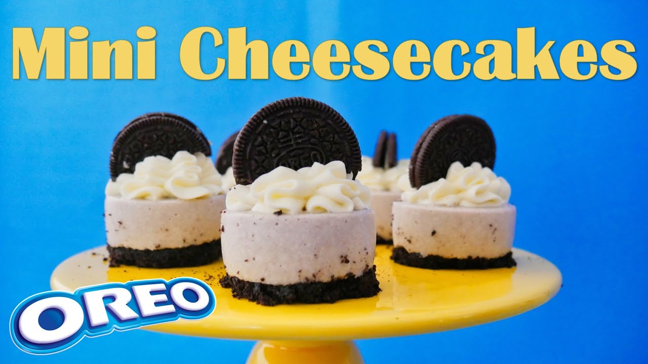 Mini Cheesecake de Oreo |POSTRE SIN HORNO | Ale Hervi |cocina conmigo