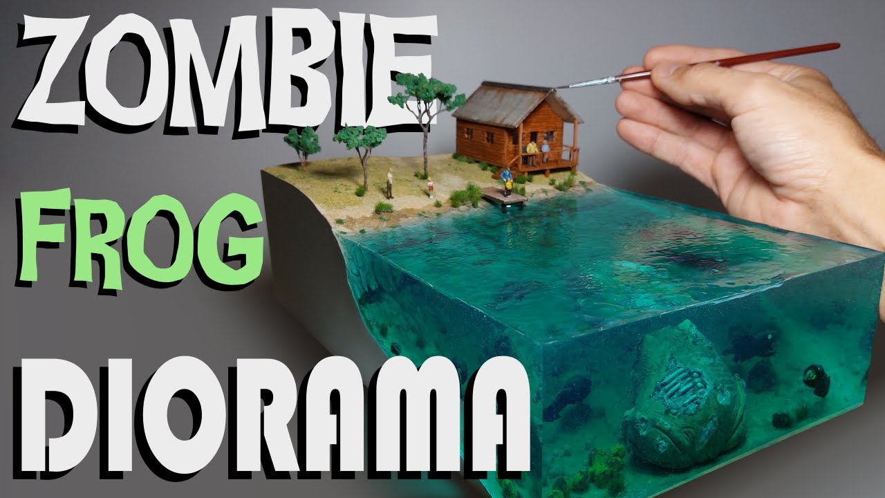 I Made a Creepy Diorama With a Zombie Frog!