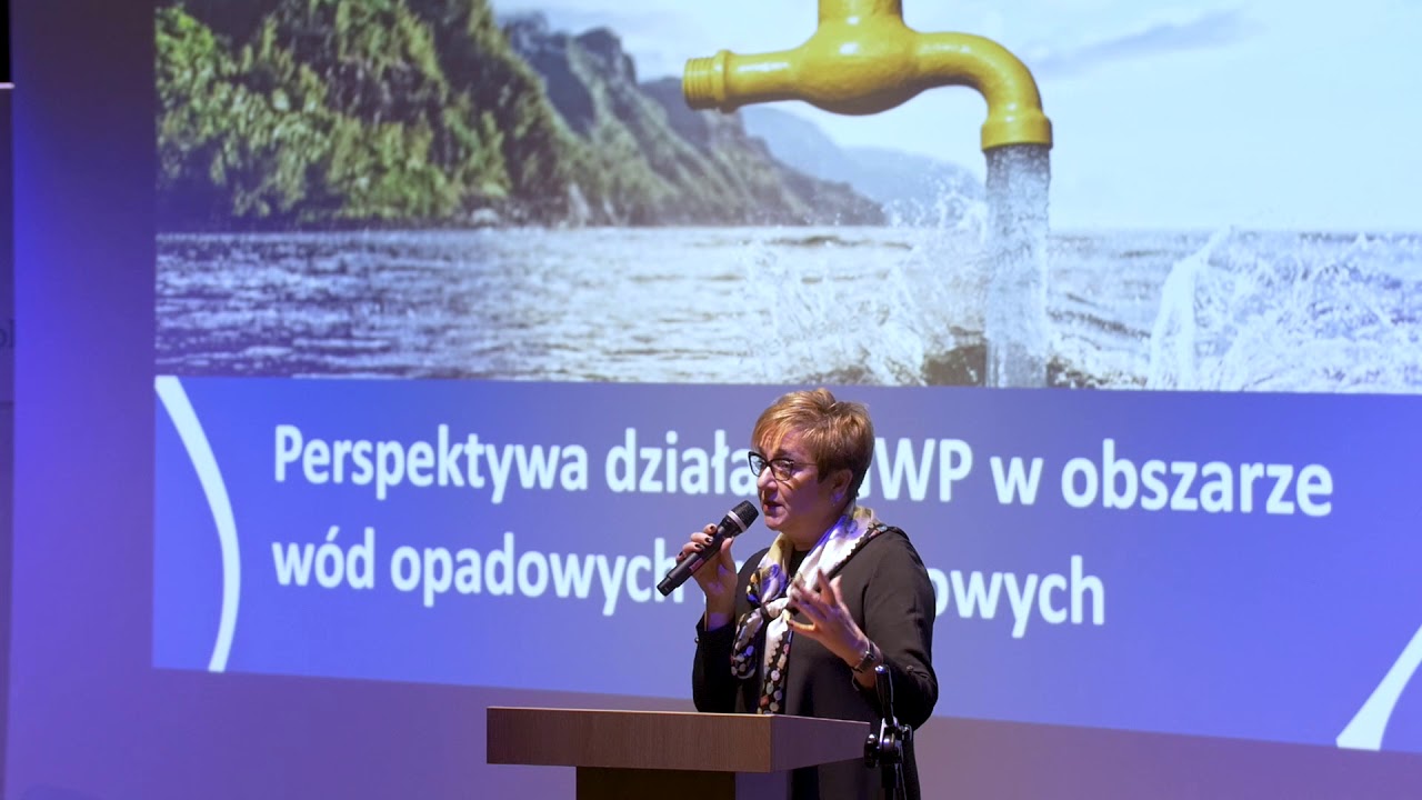 Dorota Jakuta - Perspektywa działań IGWP w realizacji zadań z zakresu w&oacute;d opadowych i roztopowych