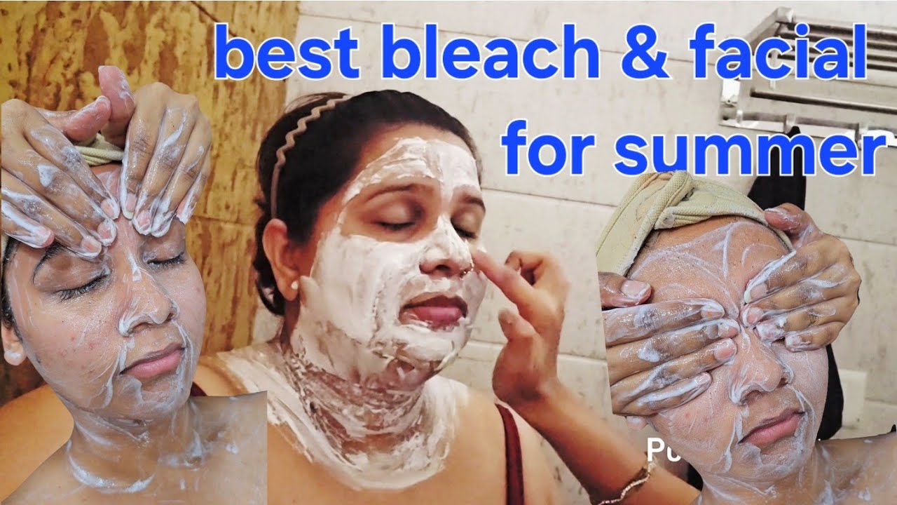 गर्मियों में कौन सा फेशियल और ब्लीच करानी चाहिए for sensitive skin/salon, academy, makeup studio