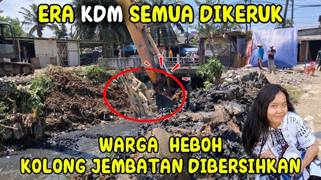 MANTAP ‼️ DETIK KOLONG JEMBATAN DILEBARKAN ||  BIANGKEROK ALIRAN KALI BUSA TERSUMBAT  KINI DIKERUK