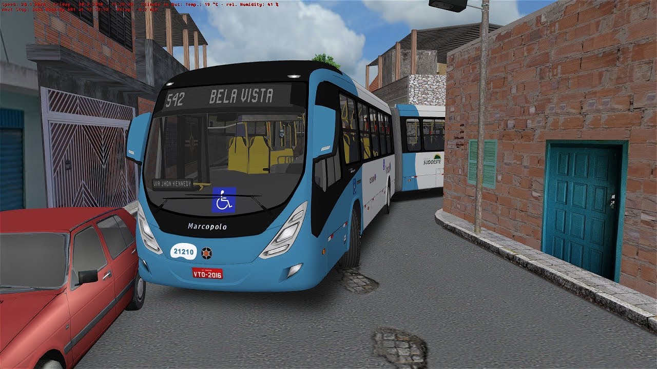 [OMSI 2]  Viale BRT o'500 MA Skin Santa Zita - Mapa Vale do Aço + G27 #OMSI2 #OMSI