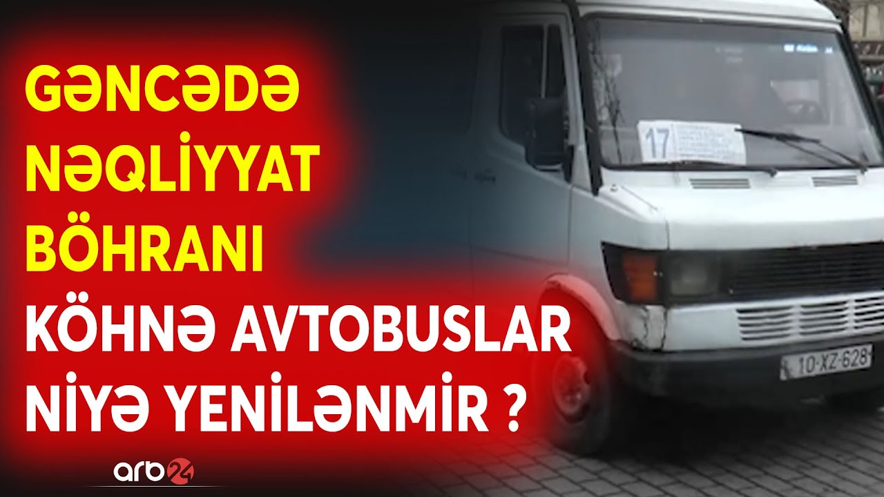 Gəncədə Avtobus böhranı - İctimai nəqliyyat çıxılmaz vəziyyətdə qalıb - Sərnişinlərdən narazılıq...