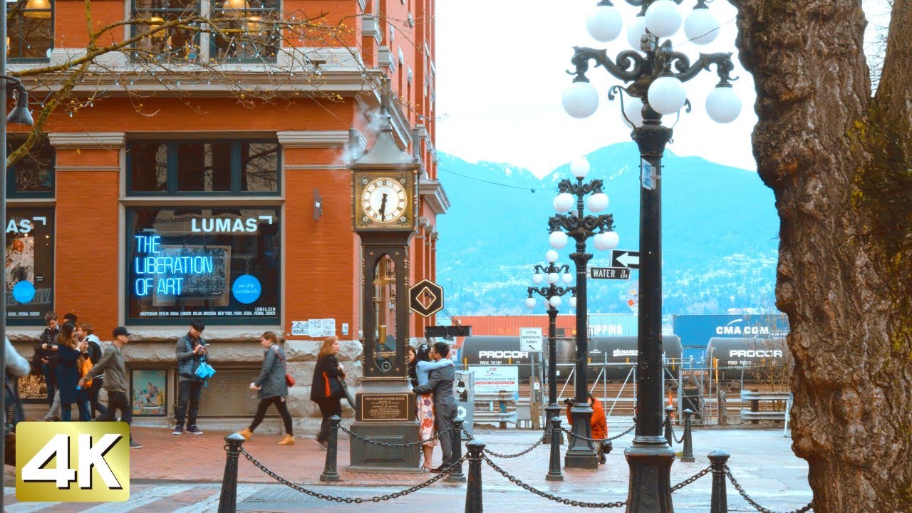 【Vancouver】 Walk around the city from Waterfront Station to Gastown !