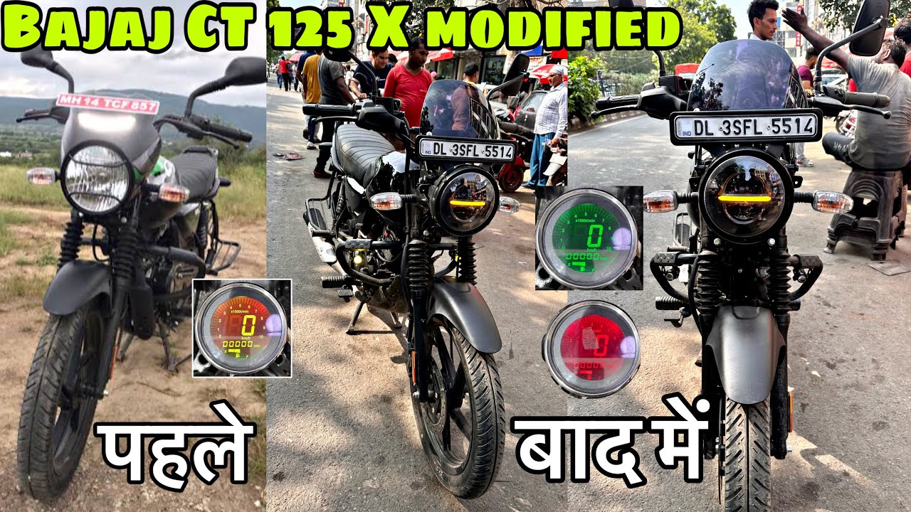 bajaj ct 125x modified | ct125 headlight modification |