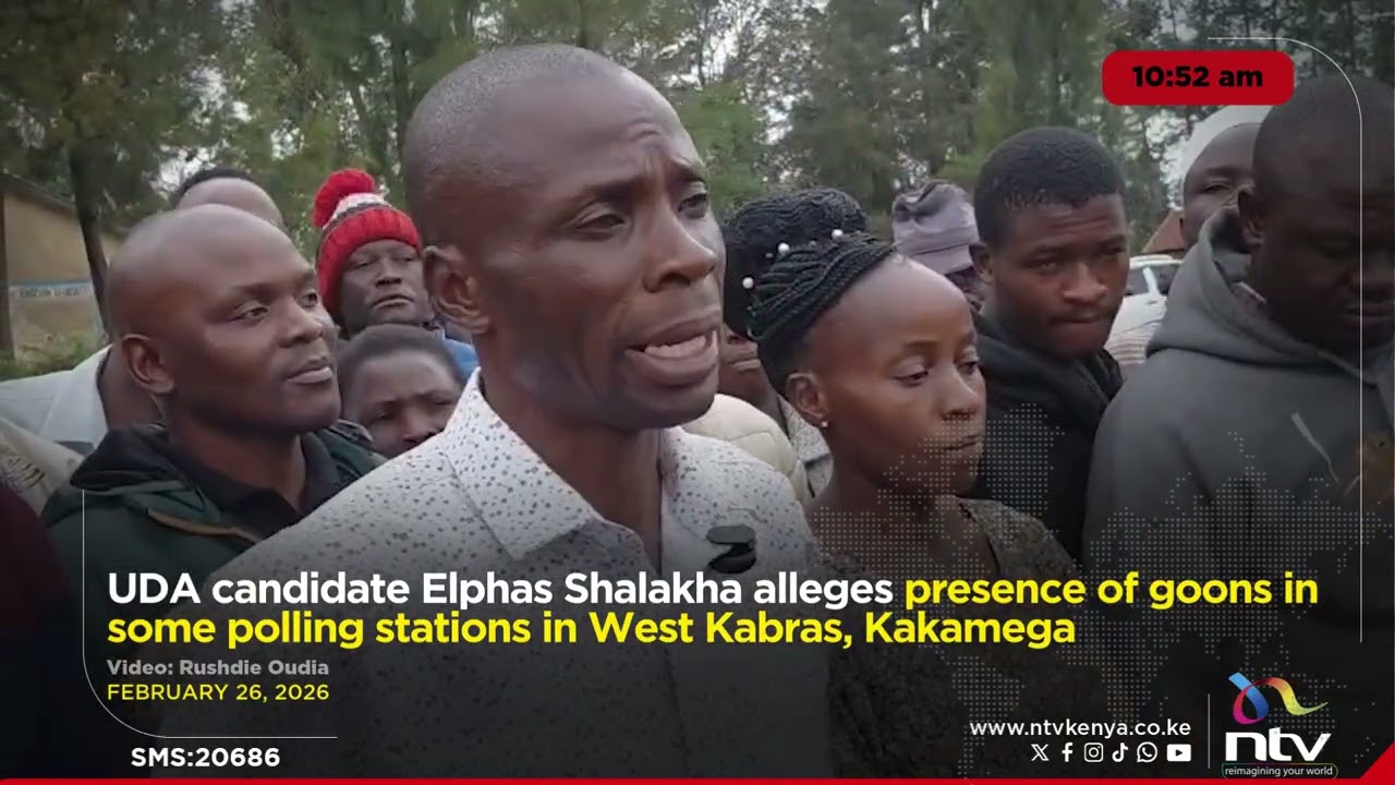 UDA candidate Elphas Shalakha alleges presence of goons in some polling stations in West Kabras