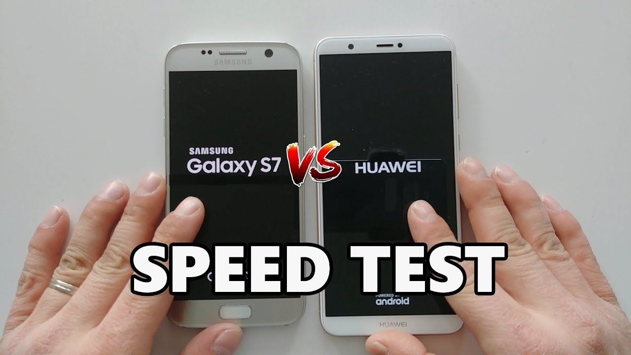 Huawei P Smart vs. Samsung Galaxy S7 Speed Test