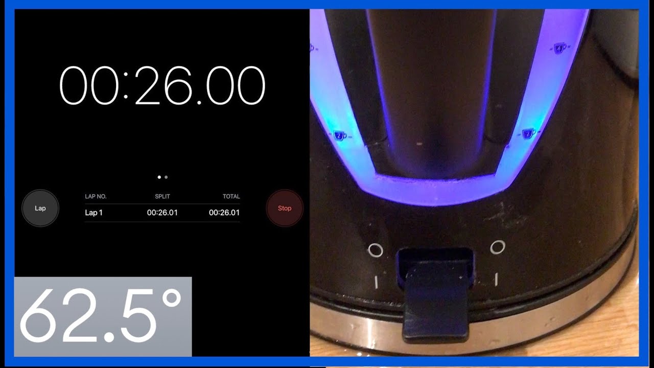Switch your kettle off early