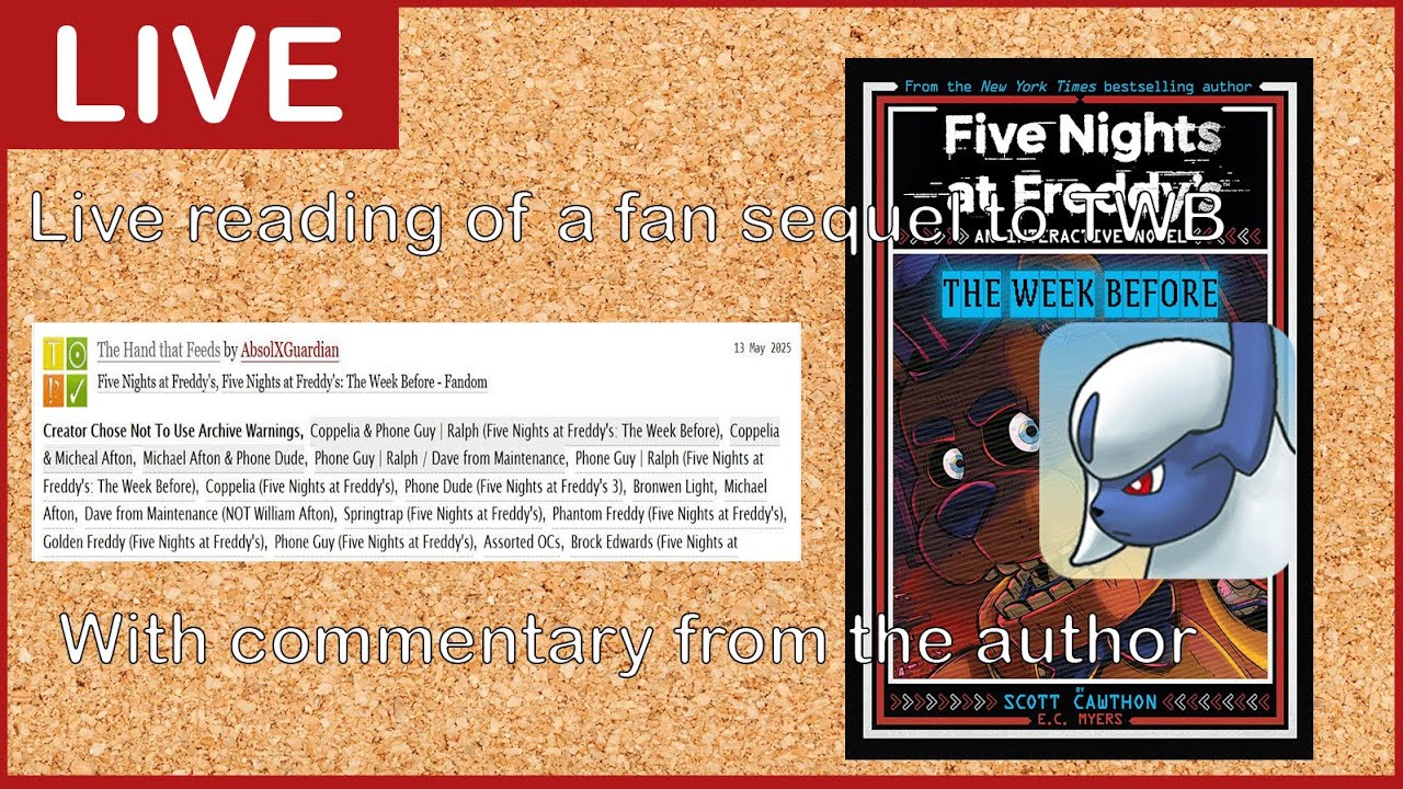 FNaF fanfic live reading with discussion
