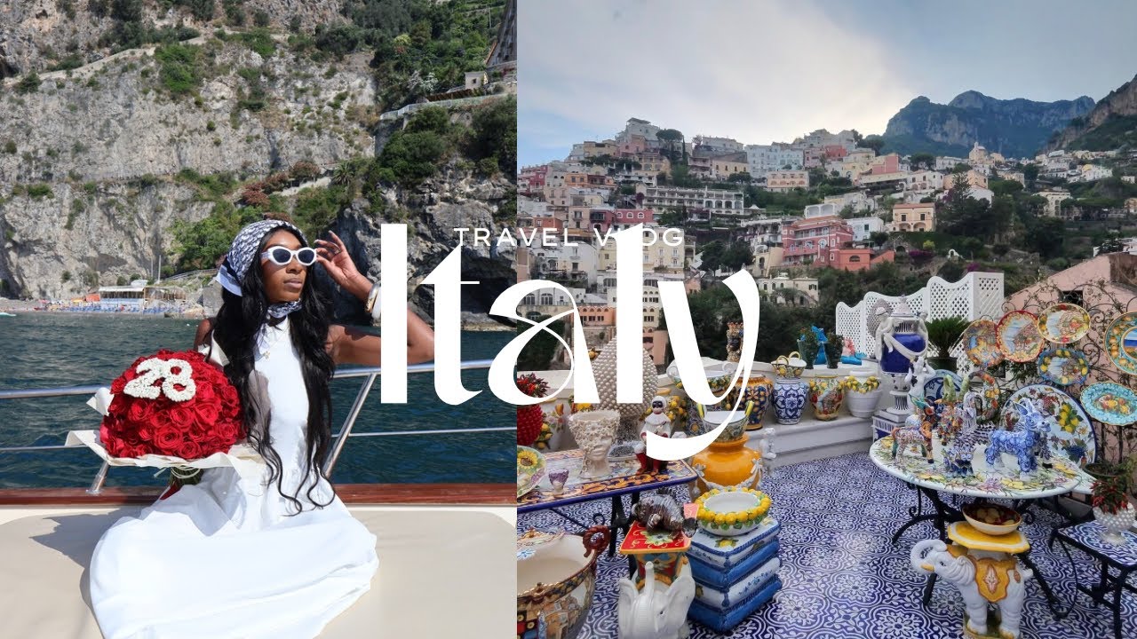 Amalfi Coast Birthday Vlog | Beach clubs + Capri Italy    cooking class | full itinerary 