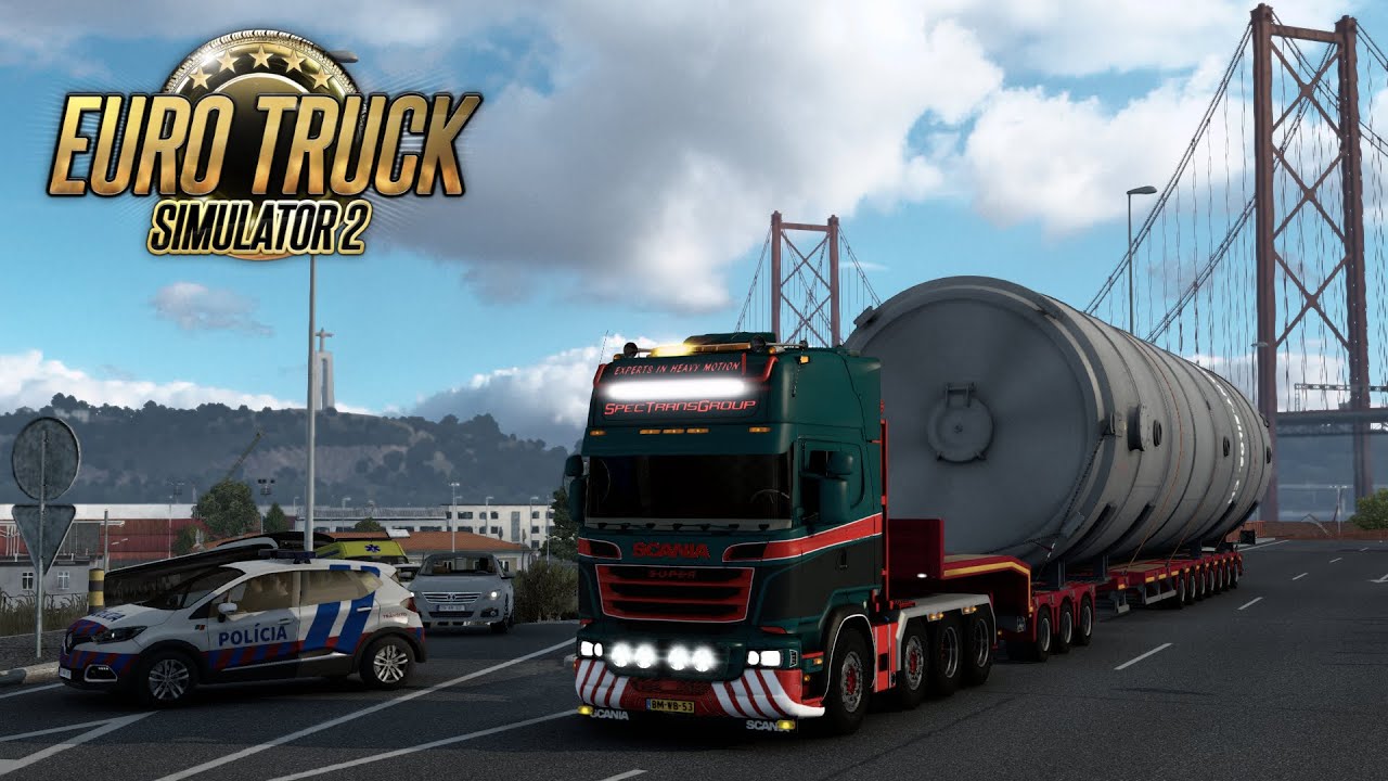 ZWARE LADINGEN VERVOEREN ONDER BEGELEIDING!? - Euro Truck Simulator 2 {G29}