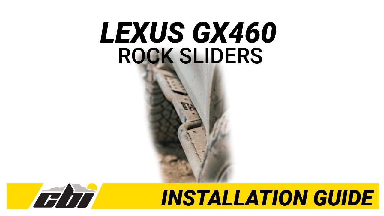 Lexus GX460 Overland Bolt On Rock Sliders 2010-2022
