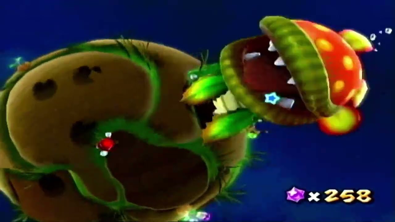 Super Mario Galaxy Wii (Episode 2)- Dino Piranha (Good Egg Galaxy)