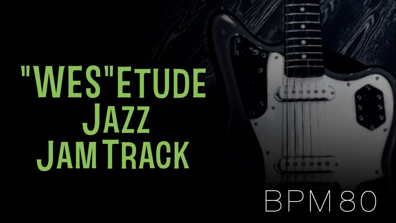 Wes Montgomery Style - Etude Jazz Backing Track in G minor (G Dorian) / Solo Start 0:51~