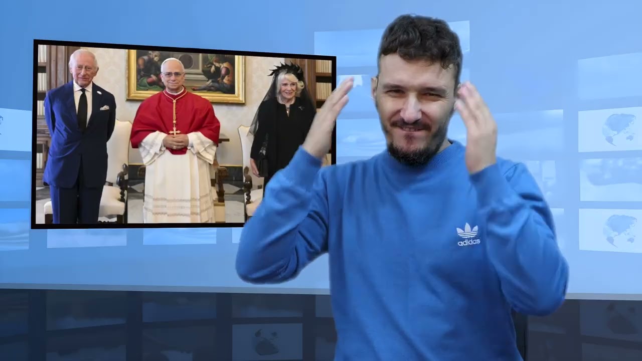 Watykan &ndash; wsp&oacute;lna modlitwa Karola III z papieżem (Tłumaczenie na Język Migowy - PJM)