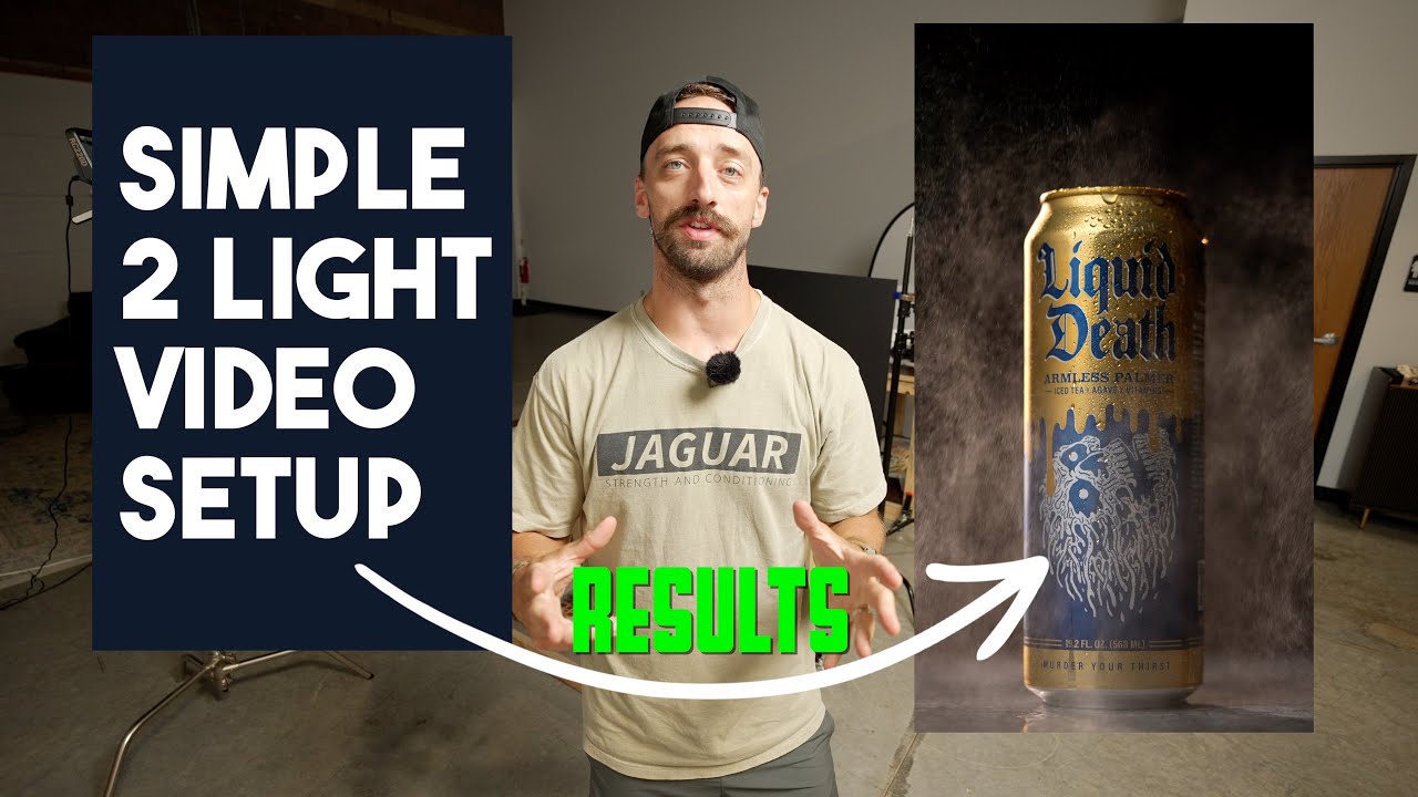 Simple 2 LIGHT SETUP for Food & Product Videos