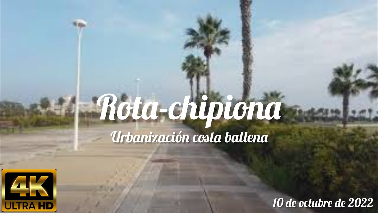 urbanización costa ballena (rota-chipiona) (4k) (10 de octubre de 2022)