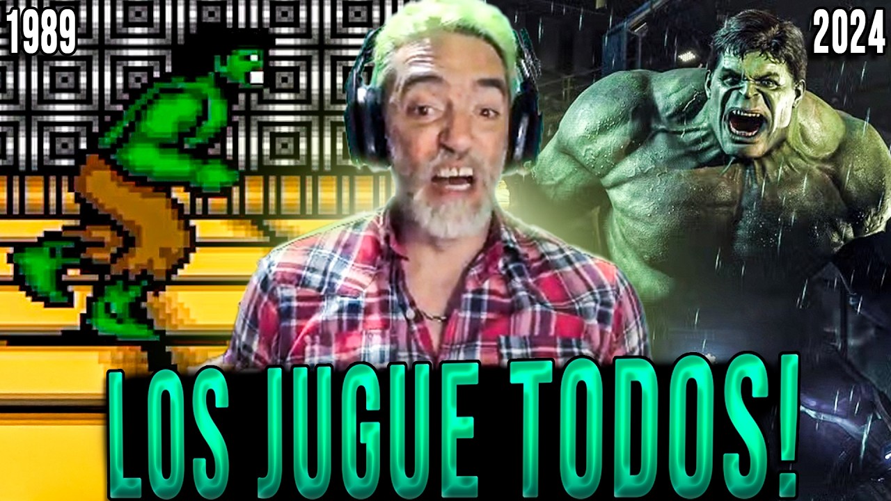 EVOLUCIÓN de Videojuegos de HULK | Análisis de Tiempo de Videojuegos