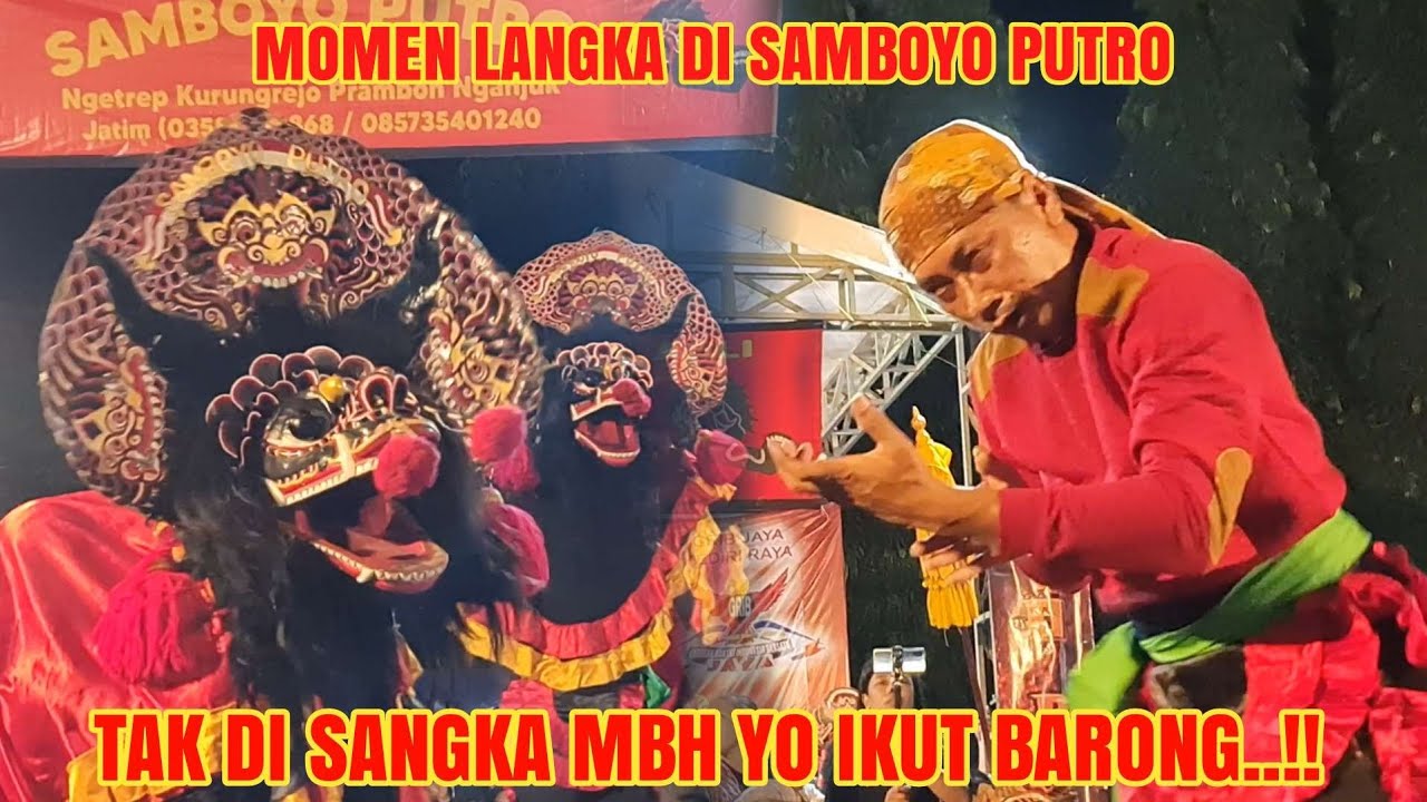 KEJUTAN ❗ Mbh Yo Barong Di Samboyo Putro Live Brimob Kediri