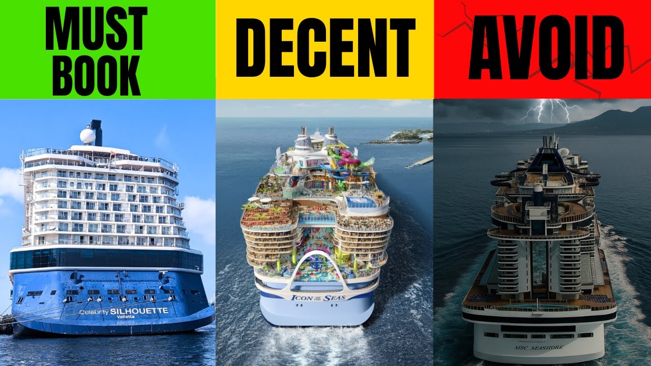 Ranking All Major Cruise Lines WORST to BEST (2025 Edition!)