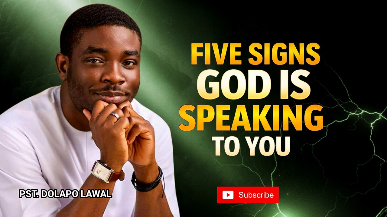 5 Signs God Is Speaking to You | How to Hear God's Voice Clearly, Pastor Dolapo Lawal