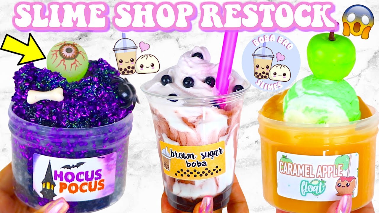 Slime Shop Restock - Boba Bao Slimes!