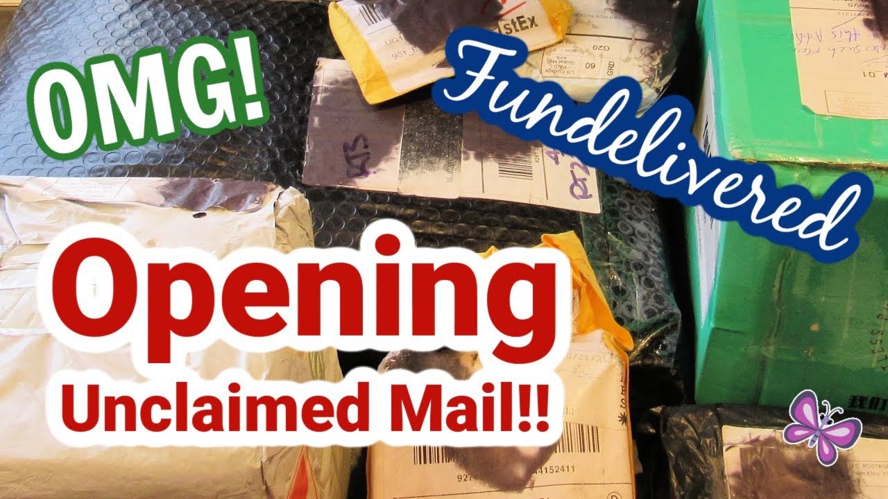Opening UNCLAIMED MAIL!  FUNDELIVERED!  You are not going to believe what I got! #LeighsHome
