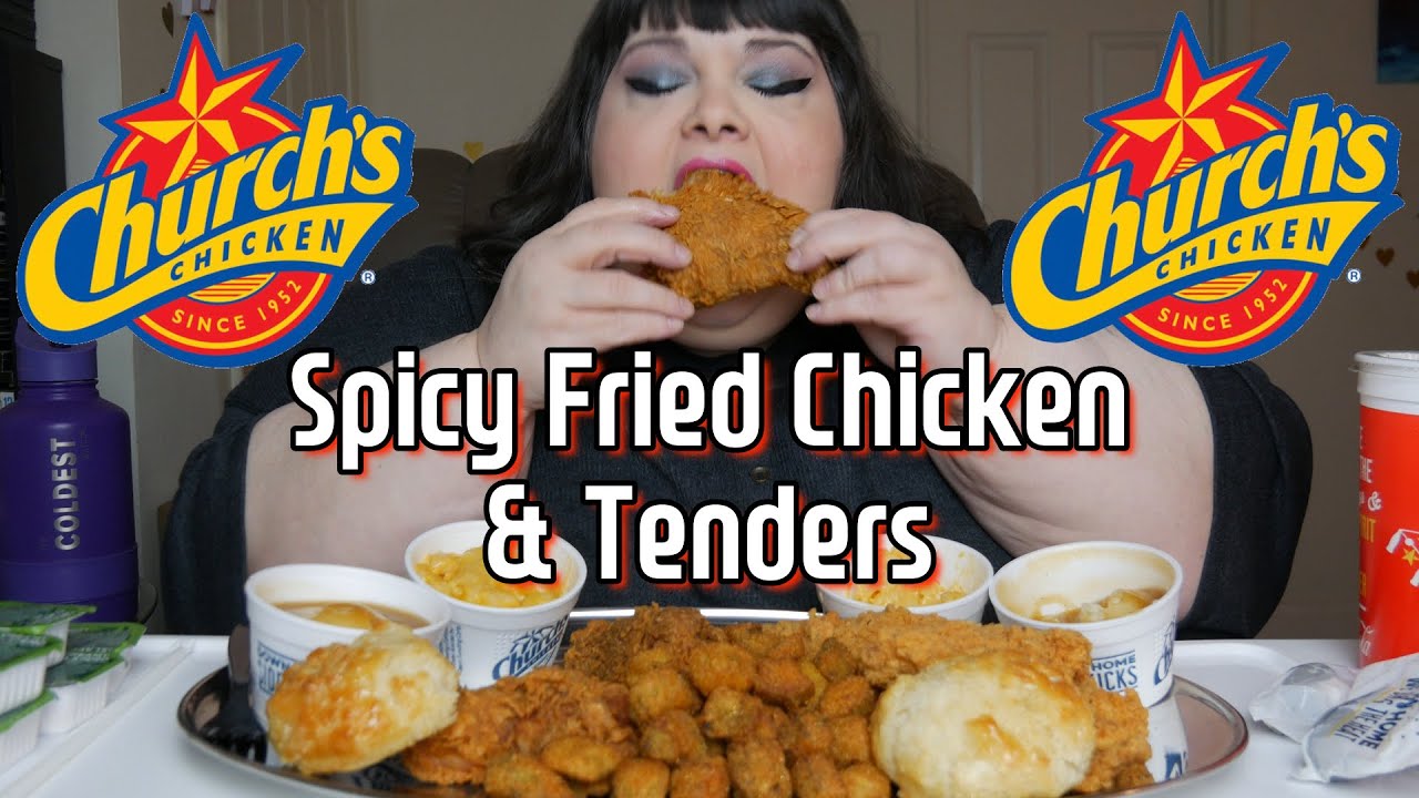 Church's Spicy Fried Chicken & Tenders Mukbang
