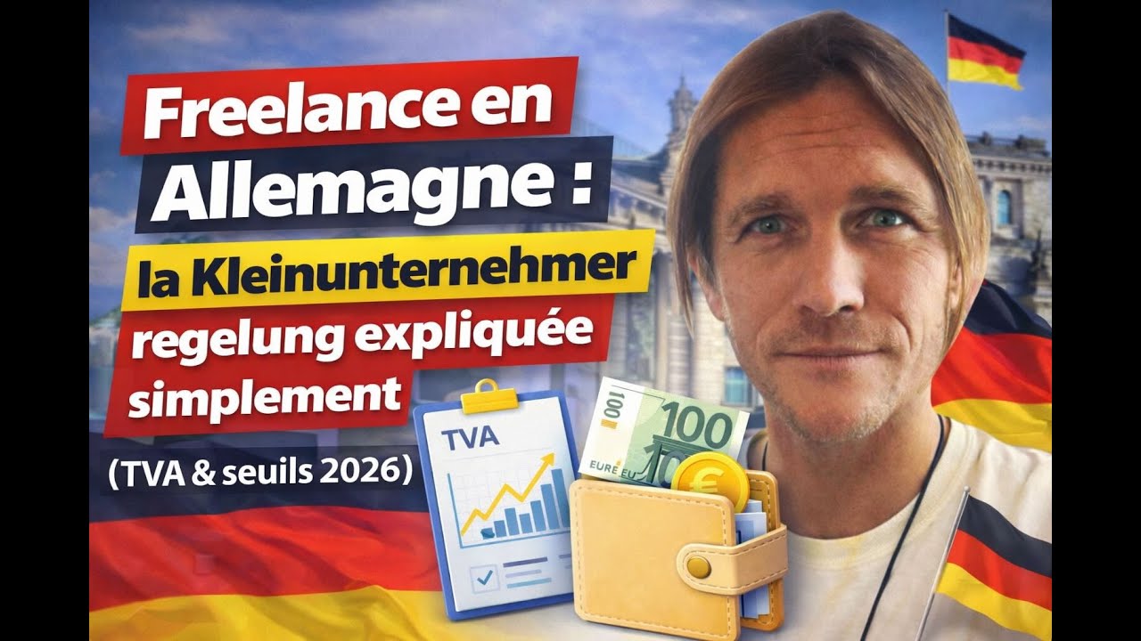 Freelance en Allemagne : la Kleinunternehmerregelung expliquée simplement (TVA & seuils 2026)
