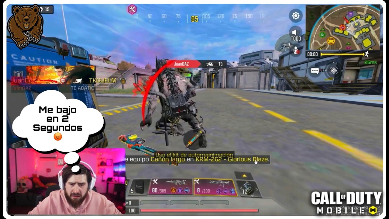 LE PEGARON DURISIMO AL 0S0 y RARO😶‍🌫️¿SERA HACKER?🤔|CALL OF DUTY MOBILE|