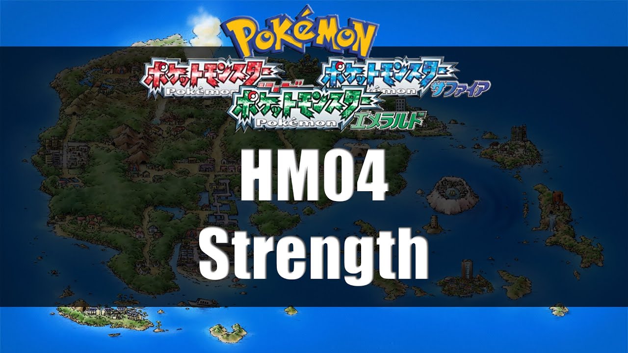 Pokemon Ruby/Sapphire/Emerald - Where to find HM04 Strength