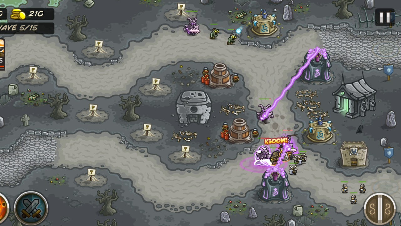 Kingdom rush nomal campaign ancient necropolis