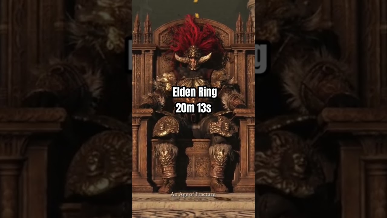 The Fastest Speedrun Times For Video Games #gaming #reddeadredemption #eldenring