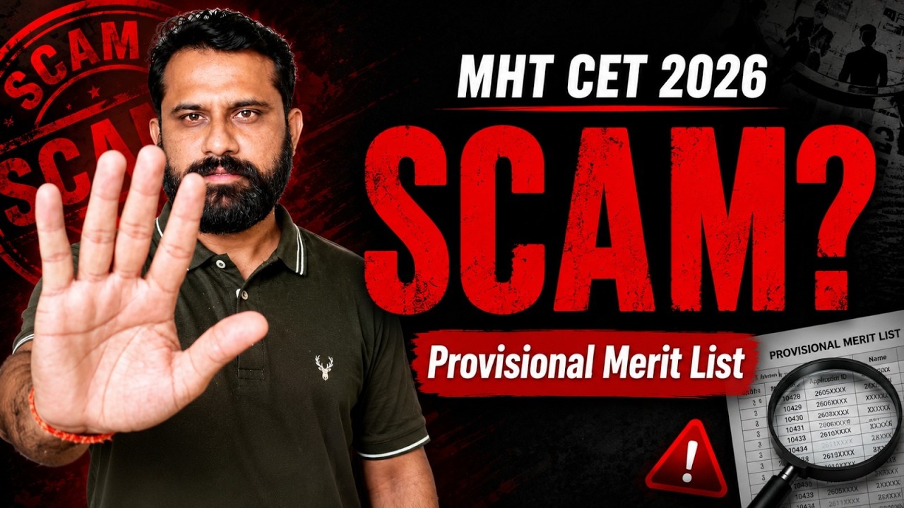 MHT CET 2026 Provisional Merit List EXPOSED?