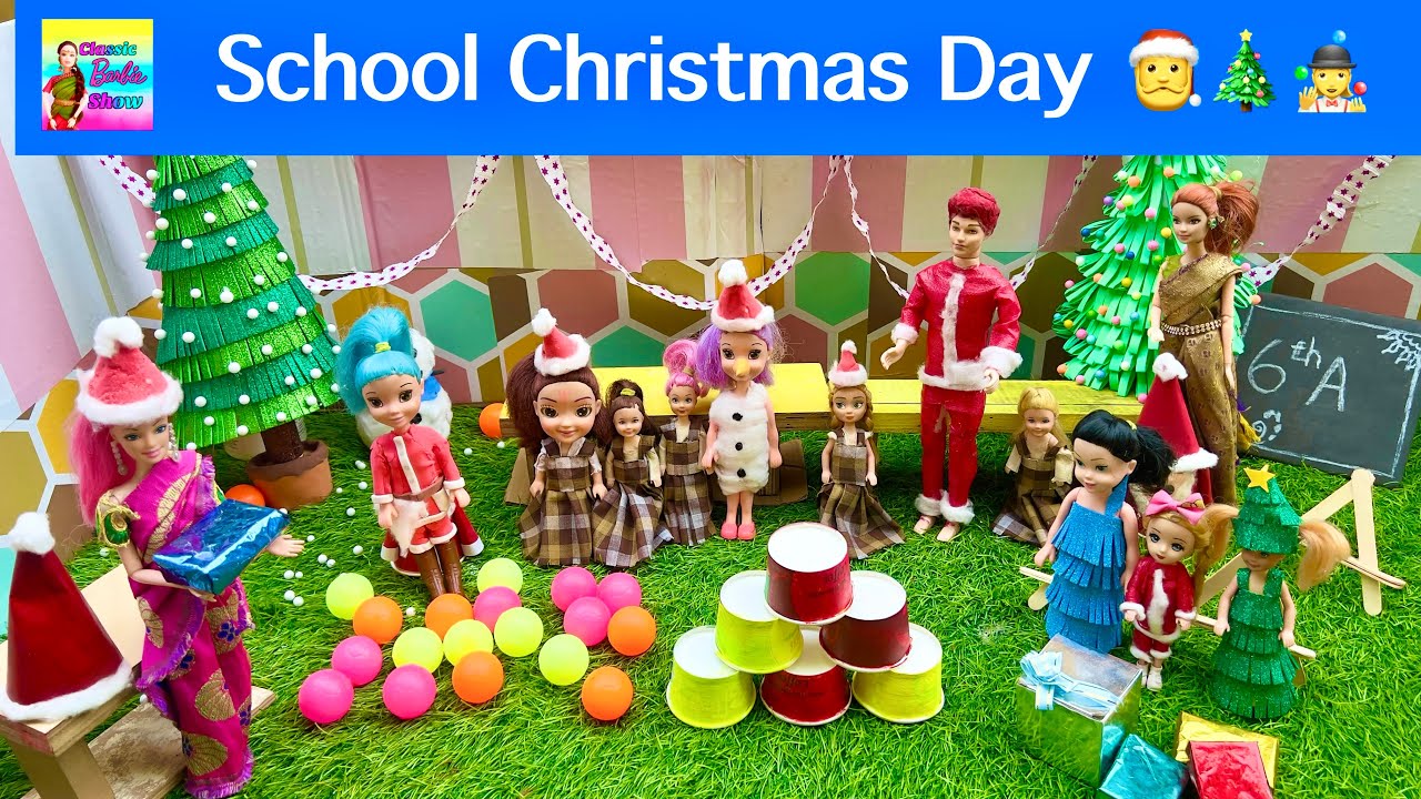 வசந்த காலம் Episode - 266 | School Christmas🎉 Day Celebration in Classic Barbie Show | barbie tamil