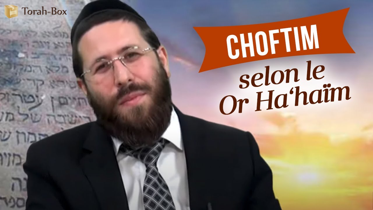 ÉCLAIRAGE DE LA PARACHA CHOFTIM PAR LE 