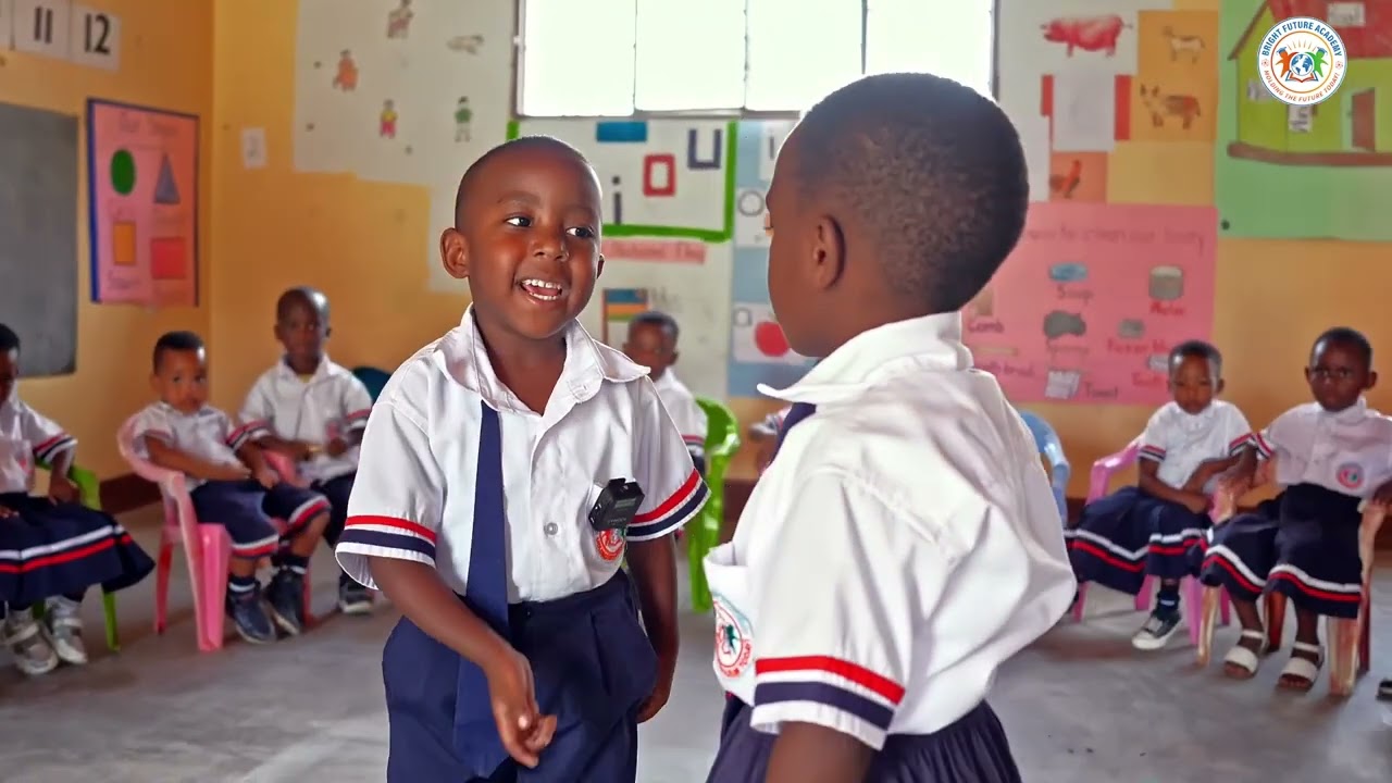Learning English at bright future academy