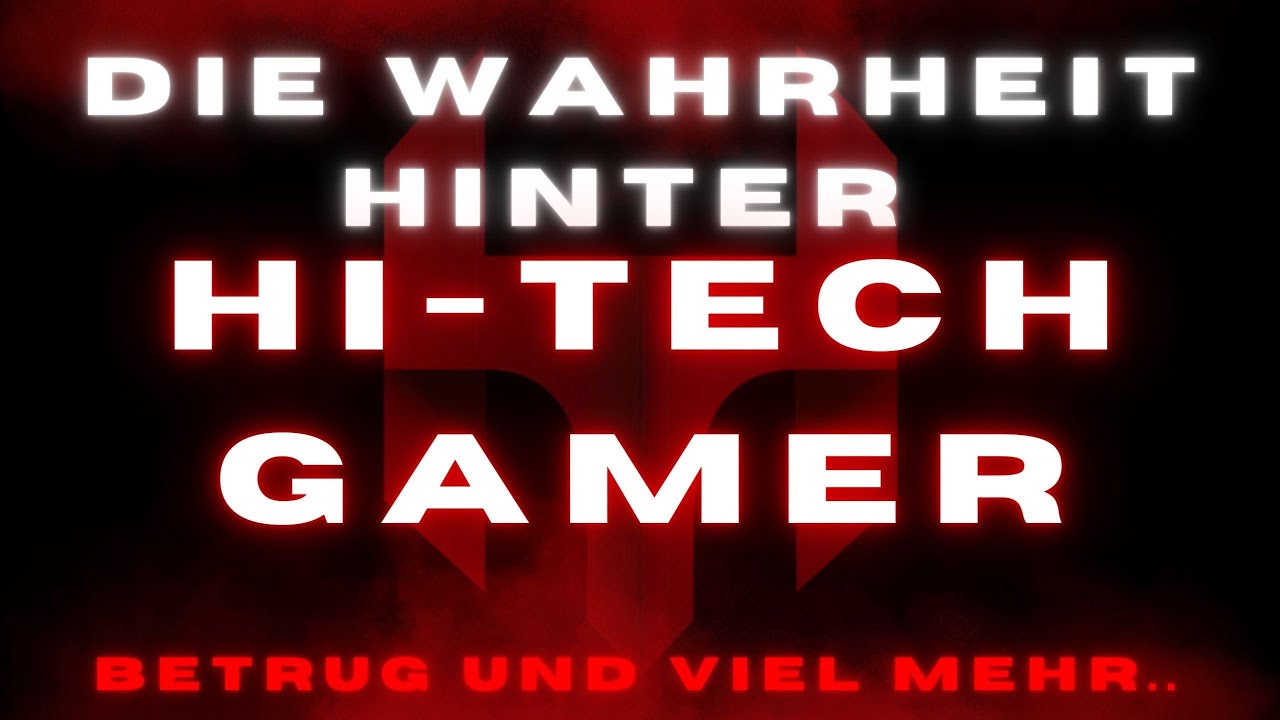 Die WAHRHEIT über Hi-TECH GAMER...... BETRUG, ABZOCKE UND VIEL MEHR…… | RGBibelOfficial