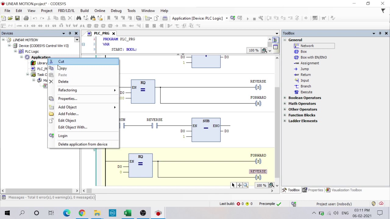 linear motion in codesys visulization | scada tutorial | automation training | plc programming